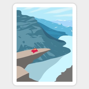 Trolltunga, Norway Sticker